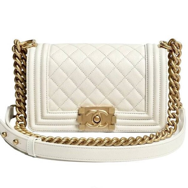 SMALL BOY HANDBAG - Gold Hardware