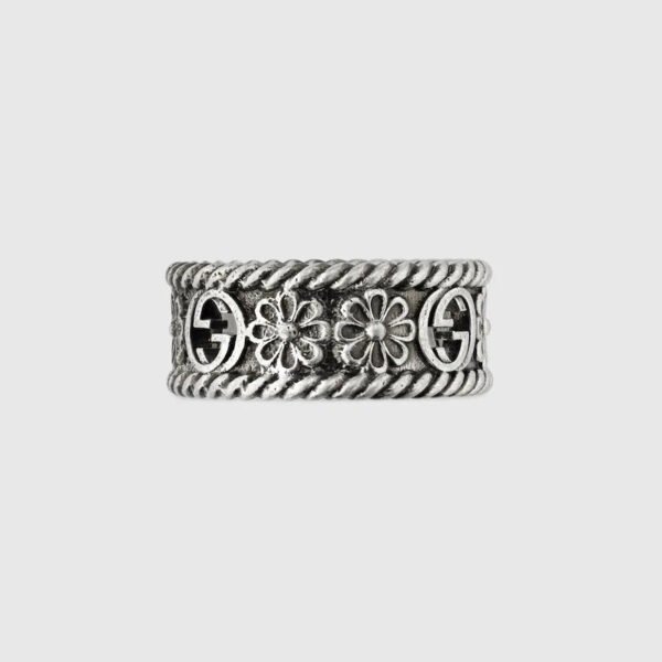 INTERLOCKING SILVER RING