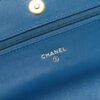 Chanel 19 WOC Flap Bag 20cm Goatskin Leather Spring/Summer Act 1 Collection, Blue