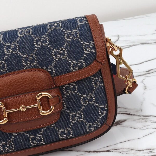 34F6EE0D-CE54-781B-304D-B1F5023E1107.jpg Gucci Horsebit 1955 Demin Mini Shoulder Bag