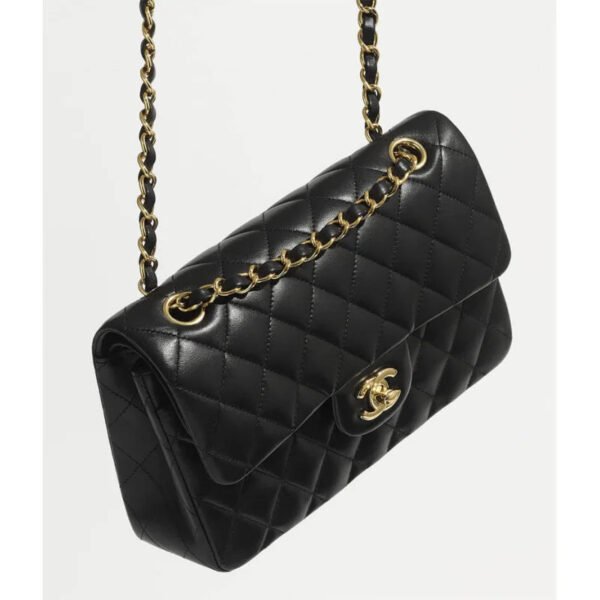 Chanel Small Class-Double Flap Bag A01113 In Lambskin