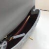 Chanel Large Flap Bag With Top Handle Light Grey For Women, Womens Handbags, Shoulder And Crossbody Bags 11in/28cm A92991