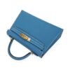 37E6756B-F2C1-68AB-FCAD-6D74514D987B.jpg Mini Kelly 20 Bag Sellier New Blue Jean Epsom Leather with Gold Hardware