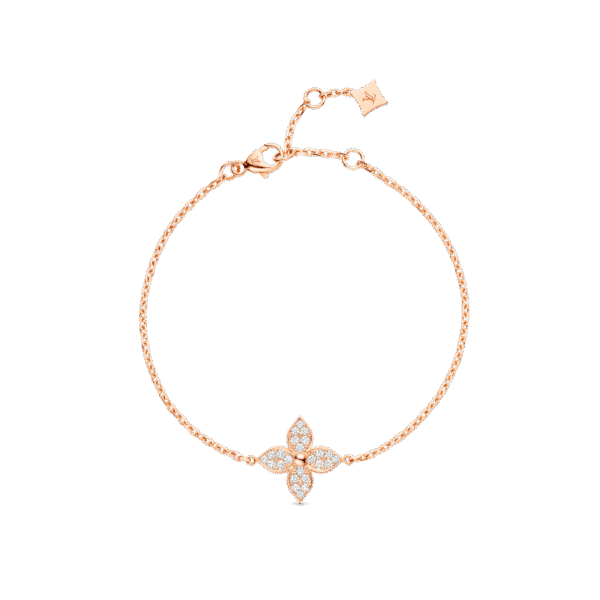 Star Blossom Bracelet, Pink Gold And Diamonds
