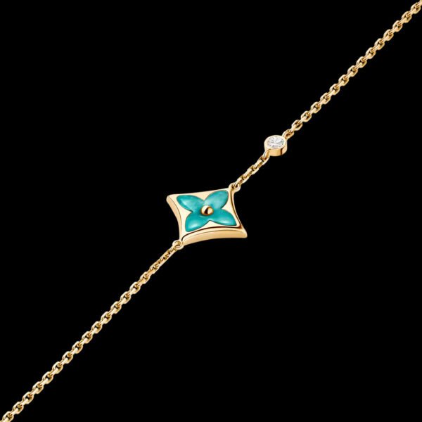 38B14CA8-A81E-529F-6300-3720E618CAB2.jpg Color Blossom BB Star Bracelet, Yellow Gold, Amazonite and Diamond