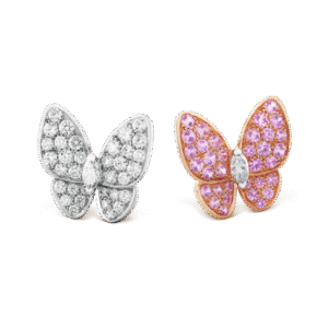 Two Butterfly earrings