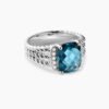 38DD76B8-1C3F-B348-16C7-E2DA6A7FCAA5.jpg Petite Wheaton® Sterling Silver with Hampton Blue Topaz and Diamonds, 10mm