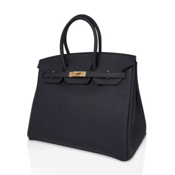 Limited Edition Birkin 30 Bag Plomb (Off Black) Togo Leather with Gold Hardware