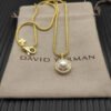 Pearl Classics Cable Halo Amulet 18K Yellow Gold with Diamonds