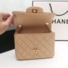 Chanel Lambskin 17Cm Class-Flap Bag 1115