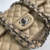 Chanel Classic Handbag Silver Hardware BeigeFor Women, Women&rsquo;s Bags, Shoulder And Crossbody Bags 10.2in/26cm A01112