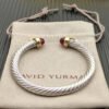 39DEE4F7-8AFD-8ADF-1C5C-9CB70E034230.jpg 7mm Cable Bracelet with Garnet & Diamond Accents ??Gold Cap