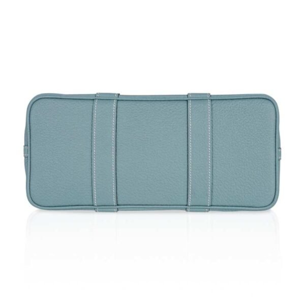 3A20D55E-24EE-6FA9-DAAC-369BC8D316FF.jpg Bag Garden Party 30 Bag Ciel / Vache Country Leather Palladium New w/Box