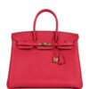 Birkin 25 Rose Extreme Epsom Gold Hardware