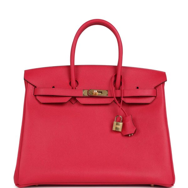 Birkin 25 Rose Extreme Epsom Gold Hardware