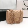 Chanel Lambskin 17Cm Class-Flap Bag 1115