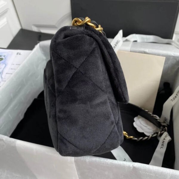 Chanel 19 Small Velvet Flap Bag As1160