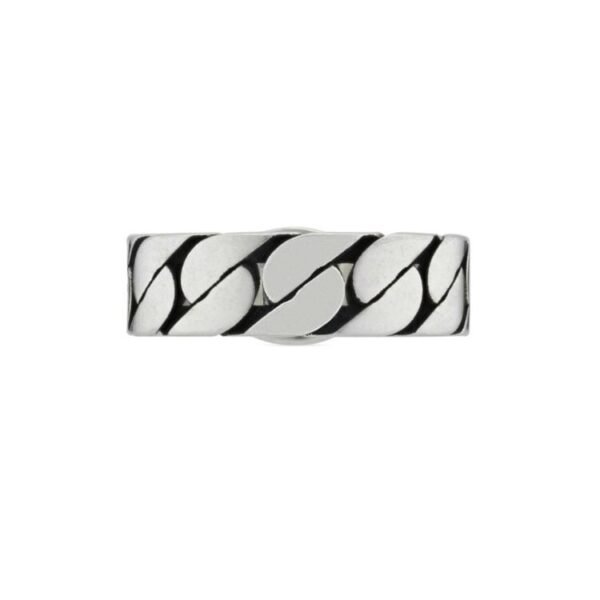 INTERLOCKING G ENAMEL RING