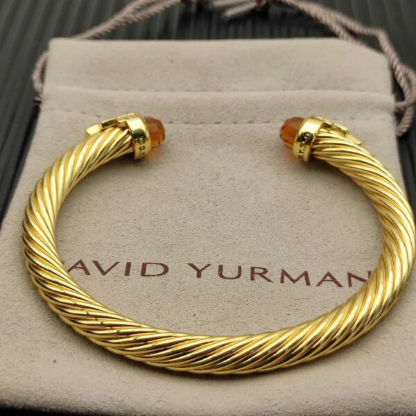 3C0CB8DA-7445-CAFC-FF1E-AF02AB57A4C6.jpg 7mm Cable Bracelet with Champagne & Diamond Accents