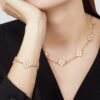 Vintage Alhambra bracelet, 5 motifs