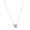 18K White Gold Diamond Etoile Filante Pendant Necklace