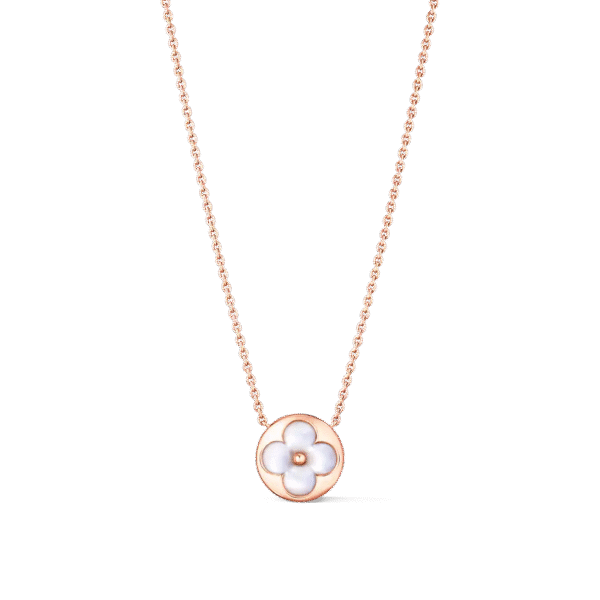3F0B090F-F4C3-2C01-F1C0-7E9FDBA32F14.png Color Blossom sun pendant, pink gold and white mother-of-pearl