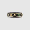 Icon ring with gemstones