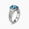 41EB10BF-E838-88E5-6DD6-562910B64AFA.jpg Petite Wheaton® Sterling Silver with Hampton Blue Topaz and Diamonds, 10mm