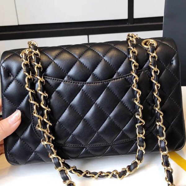 4263C467-2042-583F-90CA-6E592ECECC68.jpg Chanel Small Classic Handbag Lambskin & Gold Metal A01113