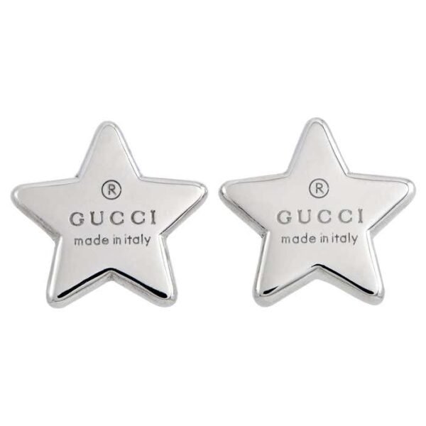 43AC6168-30AC-92FD-26A1-446DD8444538.jpg Trademark Rhodium-Plated Silver Star Stud Earrings