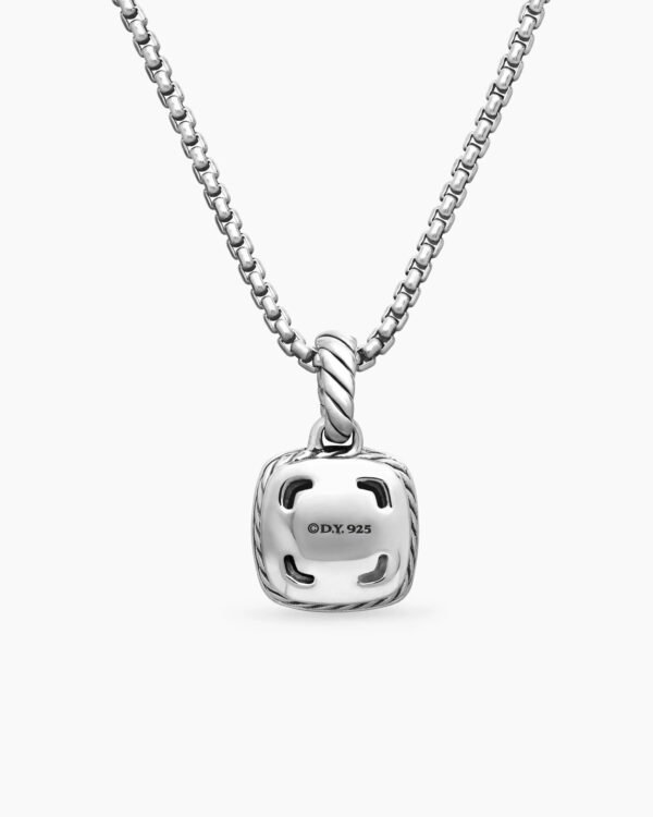 Albion&reg; Pendant in Sterling Silver with Pave Diamonds,18mm