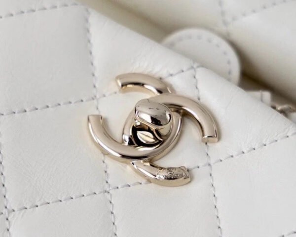 Chanel Backpack White For Women 7 in/18cm