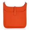 Evelyne PM Bag Feu Orange Palladium Hardware Clemence Leather