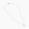 Petite Solari Pendant Necklace 18K White Gold with Pearl and Diamonds, 11.5mm
