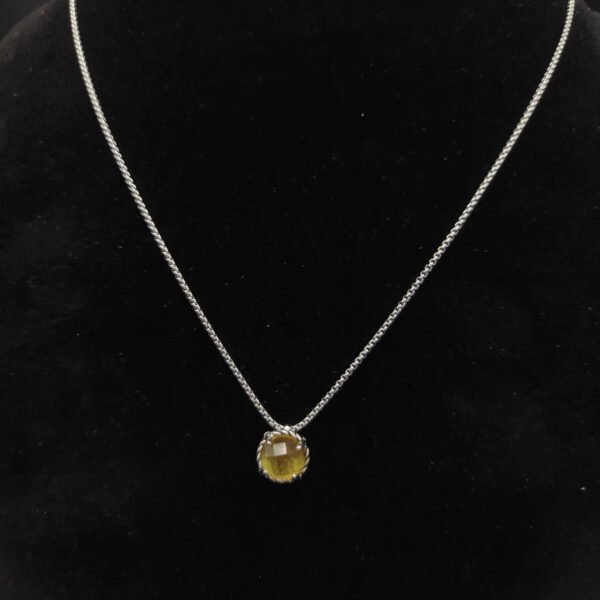 48B8DFBA-01B4-18DE-4F4D-4770E39FCE82.jpg Petite Chatelaine® Necklace Sterling Silver with Citrine, 10mm