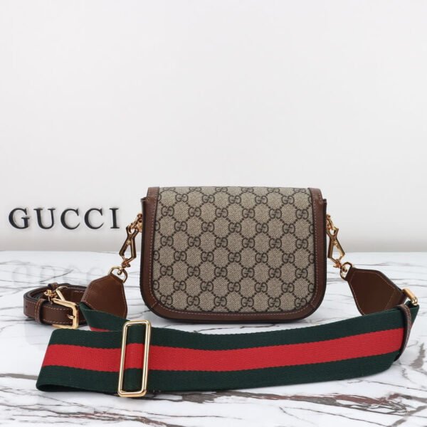 Gucci Horsebit 1955 Canvas Mini Shoulder Bag