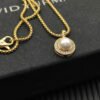 Pearl Classics Cable Halo Amulet 18K Yellow Gold with Diamonds