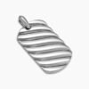 4AE97331-D82D-DB51-5321-684BB38BADA4.jpg Sculpted Cable Tag Sterling Silver, 42mm