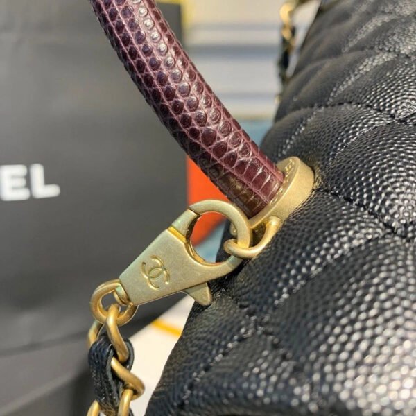 Chanel Large Flap Bag With Top Handle Black For Women, Womens Handbags, Shoulder And Crossbody Bags 11in/28cm A92991