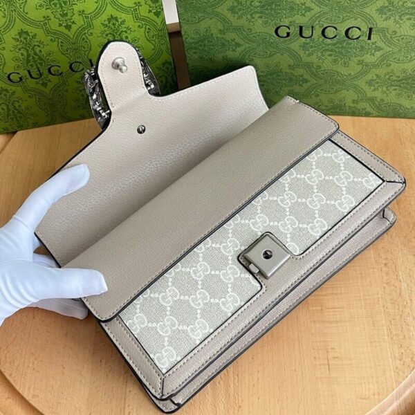 Gucci Dionysus Beige And White Canvas 25x14cm