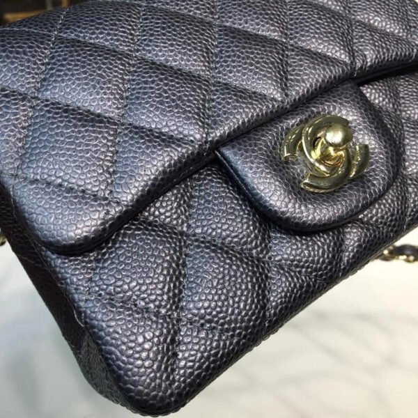 Chanel Mini Flap Bag Caviar Black For Women, Women&rsquo;s Bags, Shoulder And Crossbody Bags 6.7in/17cm A35200