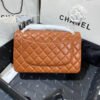 Chanel Large Classic Handbag Gold Hardware Brown For Women, Women&rsquo;s Handbags, Shoulder Bags 11.8in/30cm