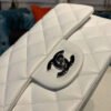 Chanel Small Classic Handbag Silver Hardware White For Women, Women&rsquo;s Bags, Shoulder And Crossbody Bags 7.8in/20cm A01113