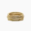 Pav&eacute; Crossover Ring 18K Yellow Gold with Diamonds - 6