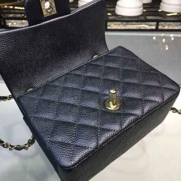 Chanel Mini Flap Bag Caviar Black For Women, Women&rsquo;s Bags, Shoulder And Crossbody Bags 6.7in/17cm A35200