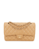 4E880E82-1198-56B5-5297-3F23735E27FD.png CHANEL Dark Beige Caviar Medium Classic Double Flap Bag