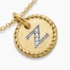 4ECFA0C2-94D8-DBC0-05E6-20380F77B63A.jpg Initial Charm Necklace 18K Yellow Gold with Diamond Z