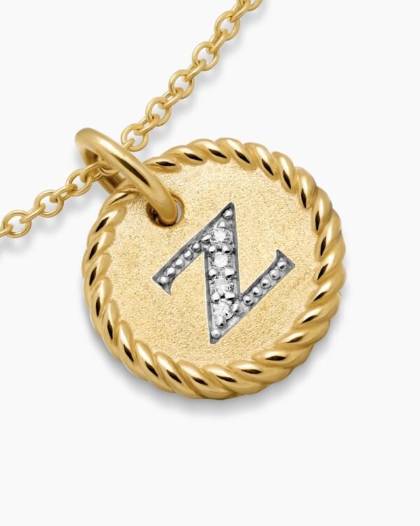 4ECFA0C2-94D8-DBC0-05E6-20380F77B63A.jpg Initial Charm Necklace 18K Yellow Gold with Diamond Z