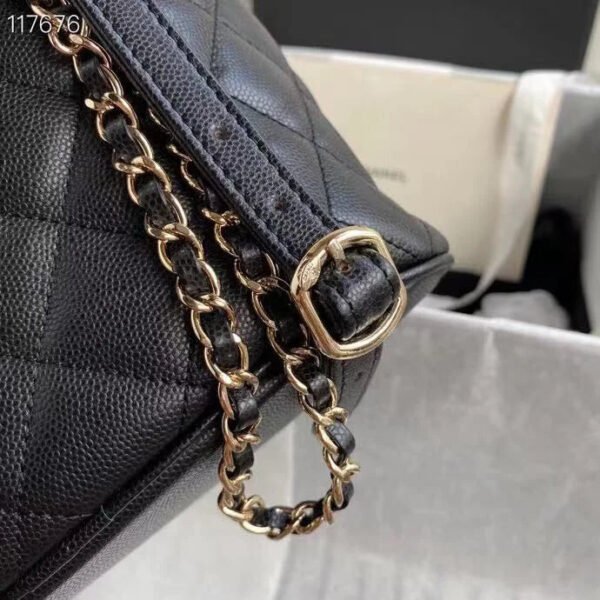 Chanel Duma Backpack Gold Toned Hardware Black For Women, Women&rsquo;s Bags, Shoulder Bags 9.4in/24cm AS1371