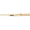 EVER CHAINE D??ANCRE LARIAT NECKLACE GOLD WITH DIAMONDS